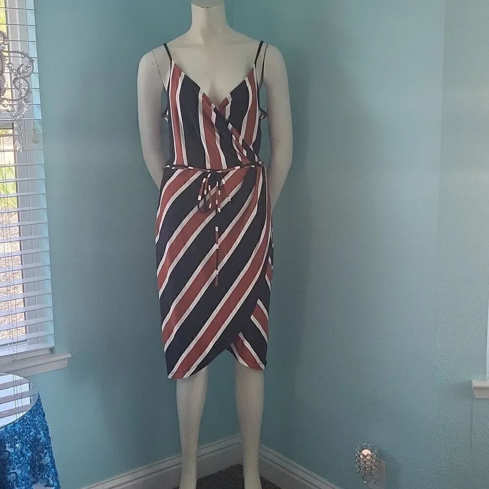 41 Hawthorn Annora Faux Wrap Knit Dress